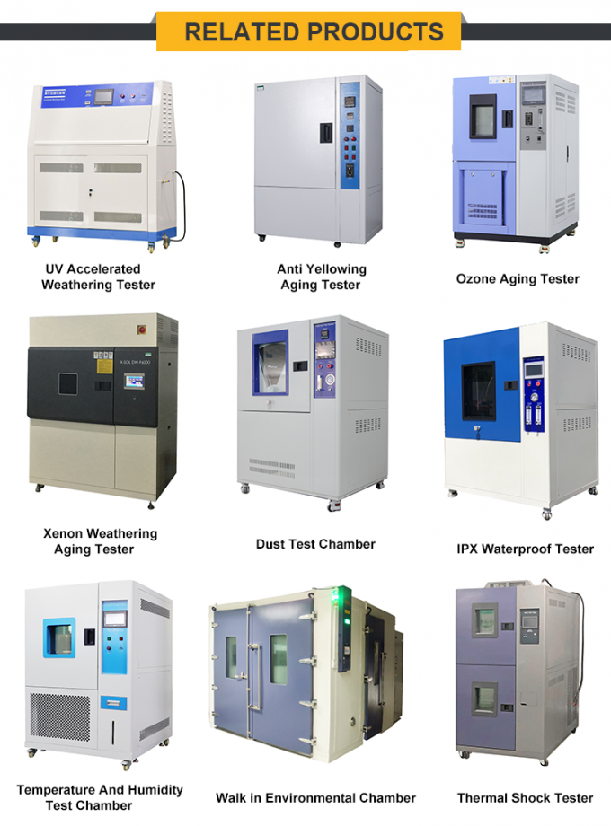 太陽シミュレーターの紫外線風化テスト部屋の空気は織物のテストを冷却した 3