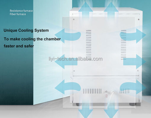 リイ 1200 度精密実験室暖房設備 1000 度まで熱します 高温セラミックマフルオーブン, 1000 度オーブン