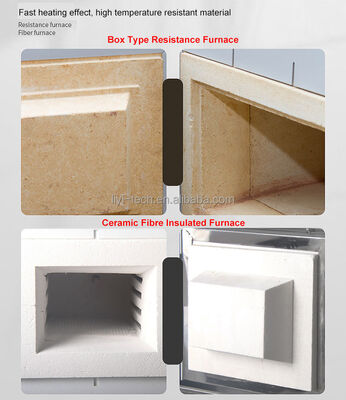 リイ 1200 度精密実験室暖房設備 1000 度まで熱します 高温セラミックマフルオーブン, 1000 度オーブン